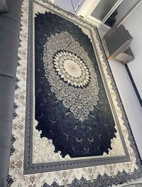 سجادة ٣×٥م • نيلي • أبيض