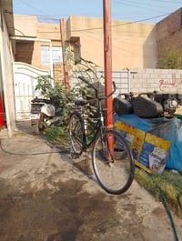 بايسكل بناتي للبيع حجم26نضيف جاملغ امامي موجود وخلفي وبريك امامي موجود...