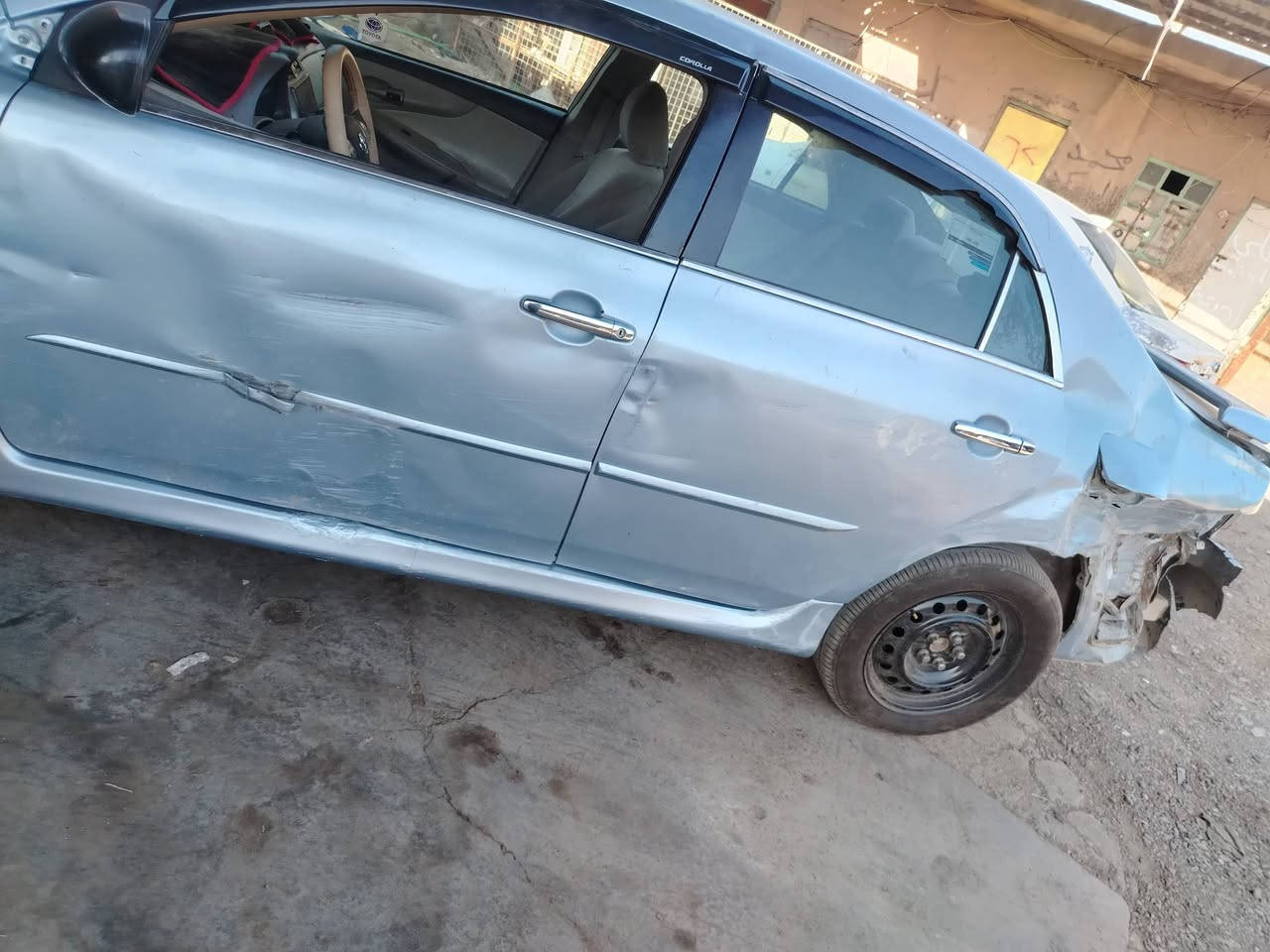 كورلا ٢٠٠٩ خليجي الضرر موضح بالصوره السيارة تنباع عل حادثها محرك كير مكفول رقم أربيل اجنبي مكاني بغداد تاجي رقم الهاتف ***********
