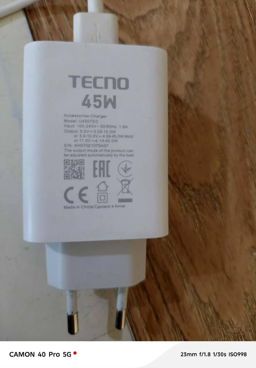 السلام عليكم تكنو كامون 40برو 5gالجهاز صارله 15يوم من طكيته من الكارتونه سعره400وبي مجال قليل مكانه كوفه ***********
