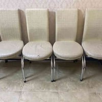 ٥ كراسي • ميز ستيل • كركوك ساحة