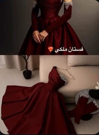 فستان ملكي • مرصع بكرستال • قياس 36/38