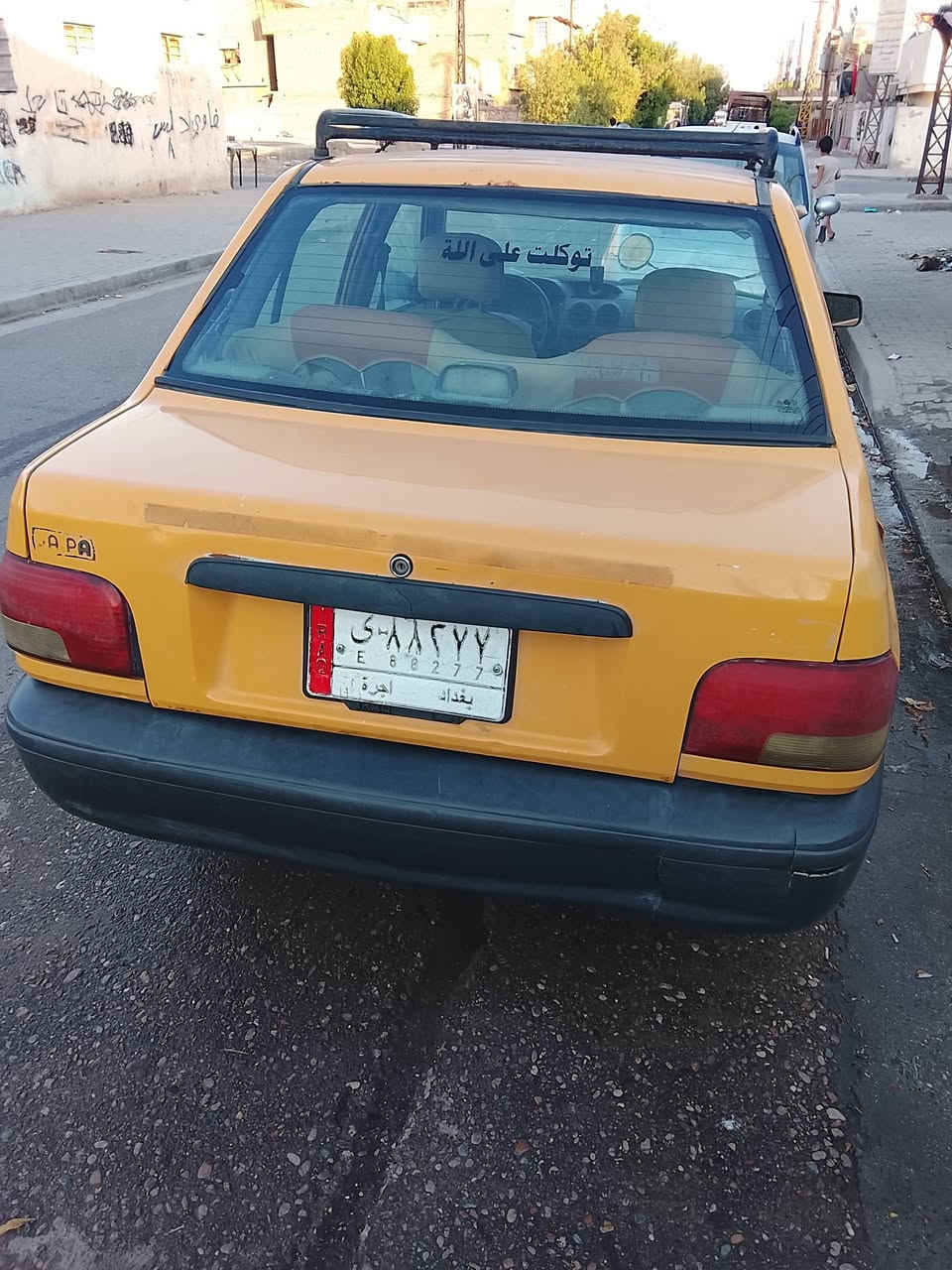 سايبا موديل 13 رقم بغداد كير عادي مكينه بدايه تبخير بسيط تخم تايرات صدر دوشمه جام كهربائي بطاريه جديدة منظومه بنزين كامله سيارة جاهزة وشغاله بدون تحويل صاحبها مسافر مكفوله حلال وحرام واتعهد بيها مكاني بغداد السعر 10 اوراق وهذا رقمي *********** وتحياتي للجميع.
