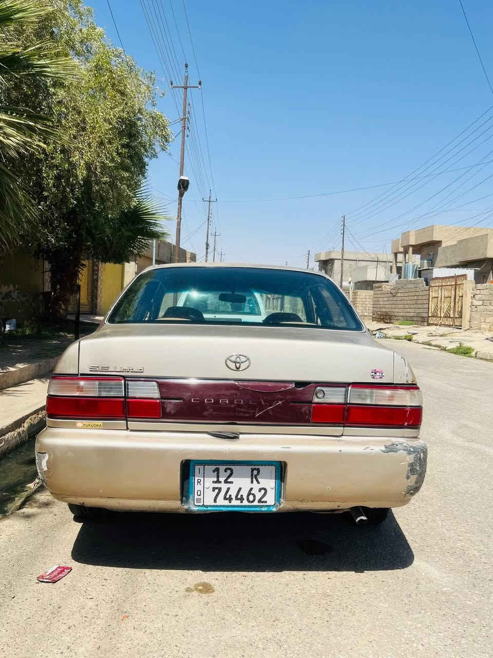 السلام عليكم كورلا للبيع موديل 94رقم نينوى دولي السياره بسمي گير ومحرك شرط السعر 53وبيهه مجال للتفاصيل اكثر اتصل ***********
