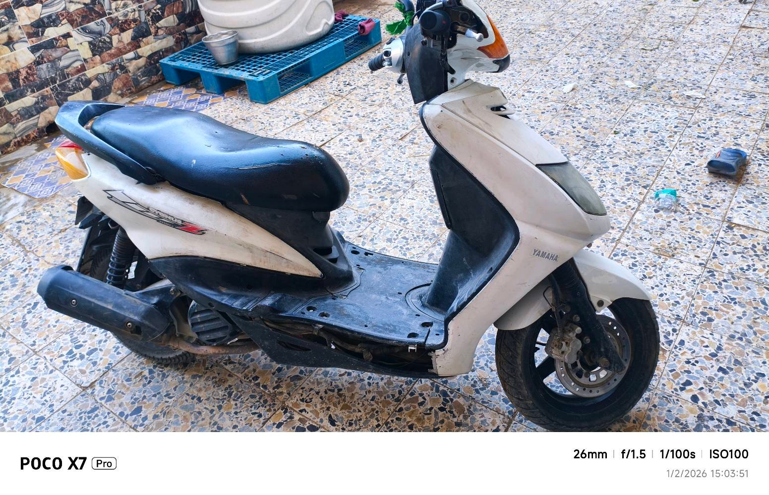 سكنس ١١٠ نقصها تريشه جوه ب٣٥٠ جسر ديالى جرف نداف