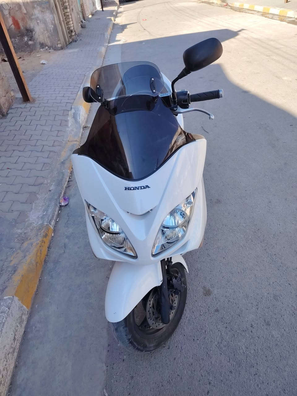 سلام عليكم فورزه 8/0 /6كير /4تحؤيلات   استاند حساس اكلؤب جنطهه
كهربايات كيجات كلهه شغاله 
لون مميز بلاد دراجه نضافه فؤل 
اؤراق كامله  تخم تاير جديد طستهه ناعمه 
 دراجه مكفؤله  كلهه  شلعه ؤمعدل فؤل مكانهه بغداد شراي اتصل عرقم ؤتدلل رقمي***********
