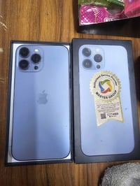 ايفون 13 برو ماكس بحري ذاكرة 256 بطاريه 75 جهاز ما مفتوح كلش نضيف ماست...