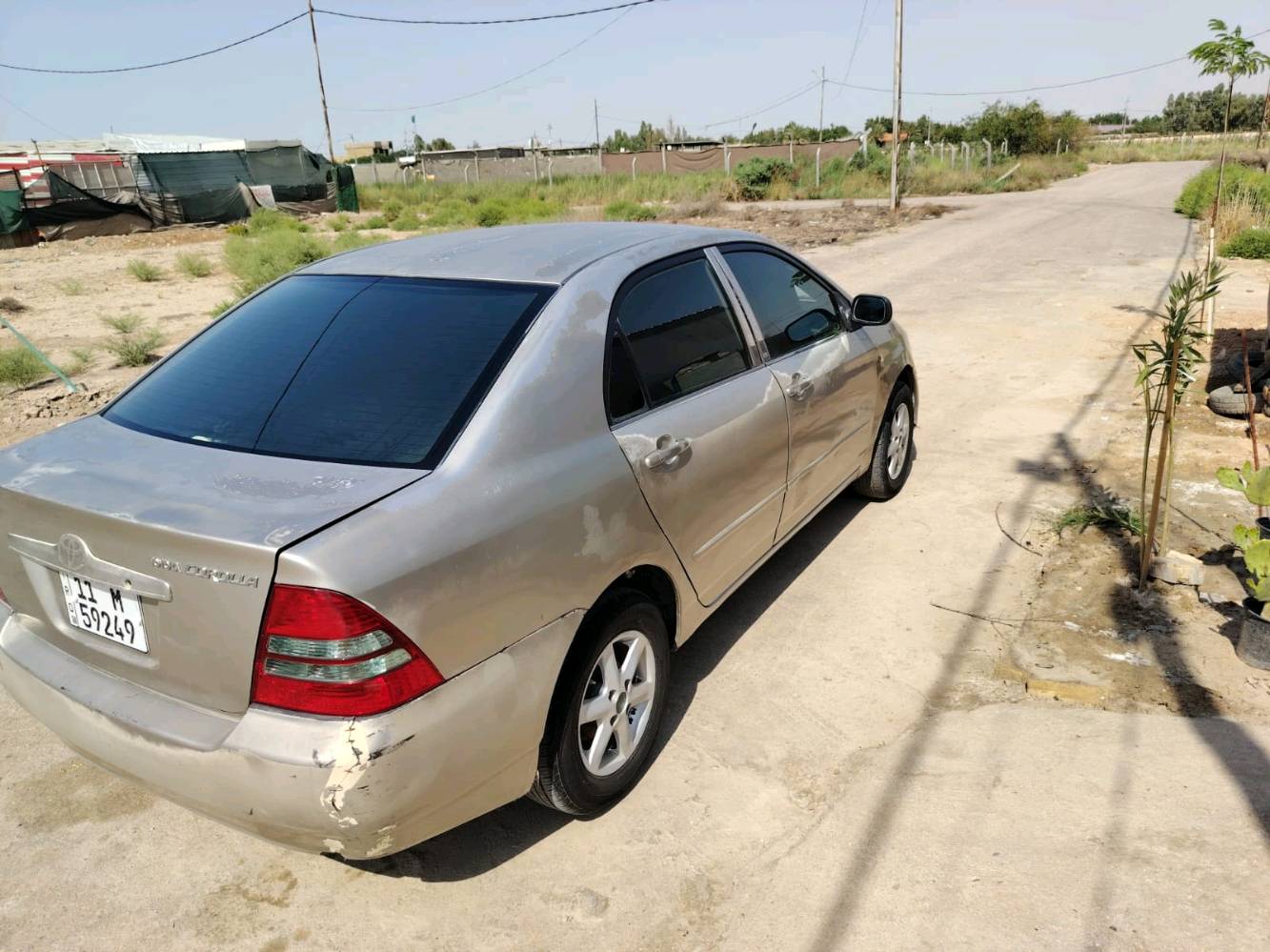 السلام عليكم كورلا بيكاتشو ٢٠٠٣ رقم بغداد الدولي ب اسمي محرك ١٦٠٠ تبريد مكينه كله جديد مصبوغه عام وجارده بيه جاملغ أمامي مبدل الأيمن ودحجه ب البابين باب السايق والعبري موضحه ب الصور السياره جاهزه حداديه كير مكينه السعر  68وبيه مجال للطيبين مكاني ديوانية 
***********