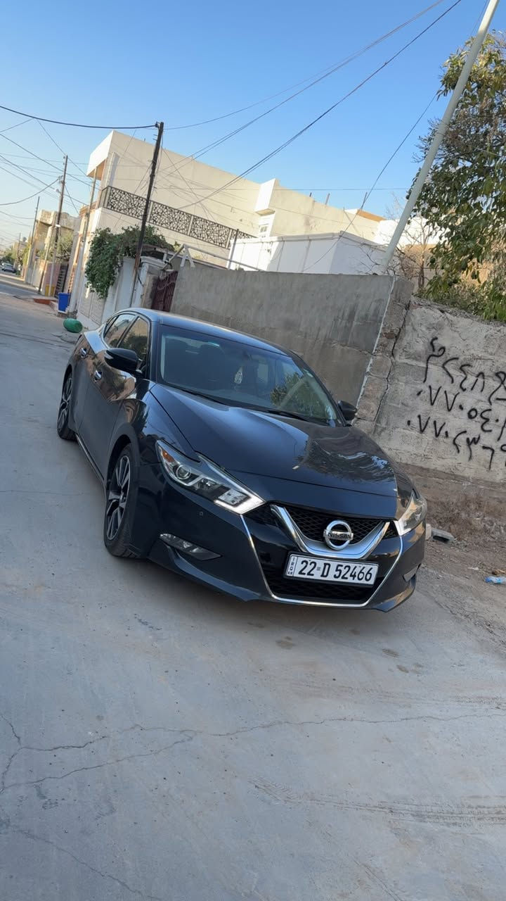 سلام عليكم نيسان مكسيما للبيع موديل 2017 مواصفات sv حادثها جاملغ السايق فقط شرط بدون دواخل بدون شاصي ايرباك ستيرن ودشبول راجع سستم سياره نضيفه كلش ونصبتها تخبل كدام عينك الصور تحجي وبل حقيقه احله بهواي  مابيها مصرف كامله من كل النواحي رقمها اربيل سنوية جديدة لل 29 وبيها باركود بانزين شرط تحويل ثاني يوم مكانها كركوك رجائاً المو شراي لا يتعبني مامتواجد ع نت الشراي يخابر ويشلع عيوني 
سعر 135 وبيها مجال بسيط  
***********
