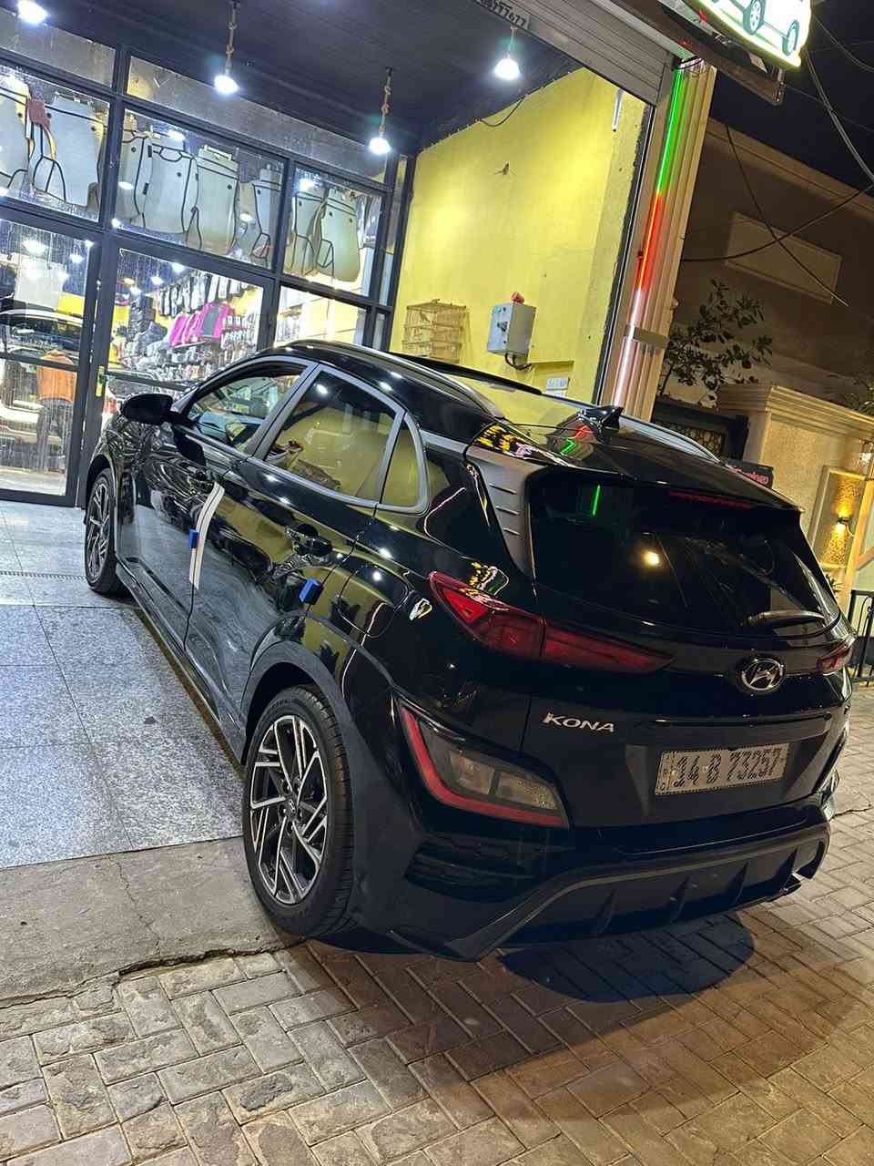 هونداي كونا مديل 2023 دخول جديد فول مواصفات N واحد على واحد محرك 1600 تيربو حرة رقم بصرة مكان سيارة بصرة سعرها 147 ورقة ***********
