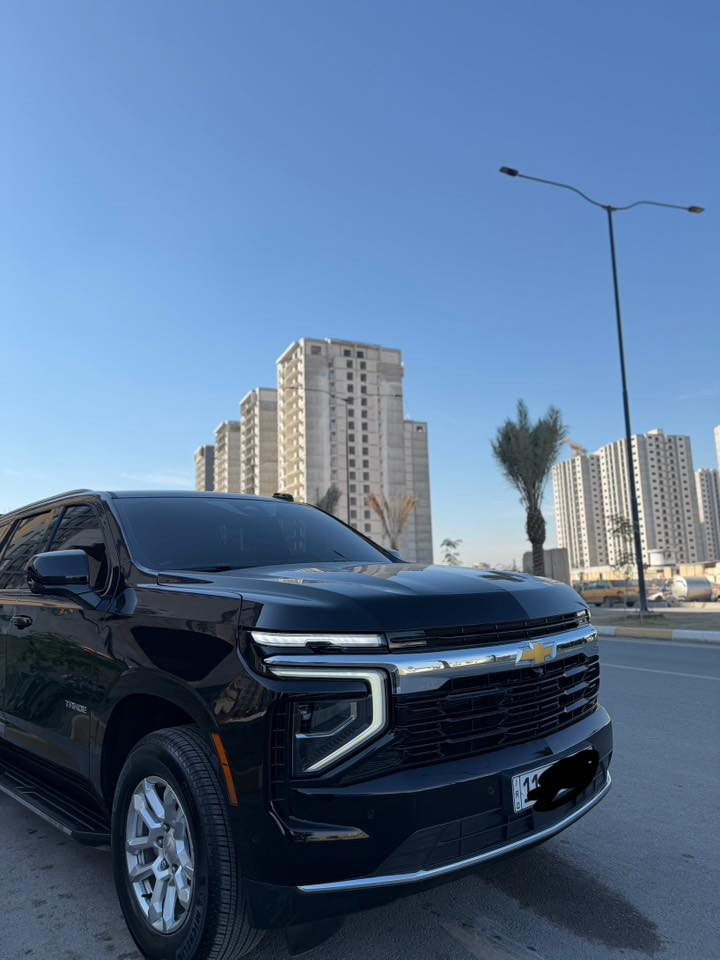 تاهو موديل 2025 خليجي ضمان وكالة المنصور سيارة كفالة عامة من الصبغ والبارد عده شبر بي دي ار أثر شخط 

رقم#بغدادباسمي تحويل ثاني يوم 

ماشية 23 
مغلفه ppf ضمان 10 سنوات

المواصفات 

5كامرات

كامرة دوارة 

لون اسود 

حجم المحرك V8 5.3L

مرتبط بناقل حركة أوتو 10 نمر

رادار + تحديد مسار + مانع تصادم + نقطه عمياء مفتاح التشغيل بصمة

4 باب بصمة

تشغيل عن بعد 

 

حساسات أمامية 

حساسات خلفية 

لايت زينون + LED

بك لايت LED 

دخول بصمة ذكي 

حساسات ضغط الاطارات 

اشارة في المرايا الجانبية 

تعليق لمس

هاند بريك كهرباء 

دشبول شاشة ديجيتال متصل

شاشة جبيرة حجم 17 + Apple Car play 

مثبت السرعة Cruise 

المودات والاوامر الصوتية 

8 مخرج منفذ الطاقة 

3 قطع تبريد

حركة المقاعد الأمامية كهرباء

ثلاجة 

تبريد لمس مناخين منفصلين 

3 قطع تبريد 

أوضاع القيادة Drive Mode 

نظام مانع الانزلاق 

نظام نزول المنحدرات 

نظام تحديد المسار

عنوان السيارة بغداد
***********
