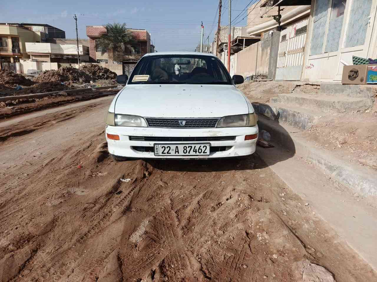 السلام عليكم
كورلا موديل 95 للبيع 
السيارة بلاديه بدون أي صبغ 
نظافتها مثل ماموضح بالصور 
سنتر لوك شغال .. تبريد شغال 
تدفئة شغاله كل الكهربائيات شغاله
رقم اربيل الدولي عندي وكاله عامه 
تحويل مباشر ما أسوي وكاله 
نواقص السيارة حداديه أماميه 
وبولبرين امامي فقط 
مكان السيارة حله المركز شارع 60 
السعر 52 وبيها مجال بسيط
للاستفسار 
***********
