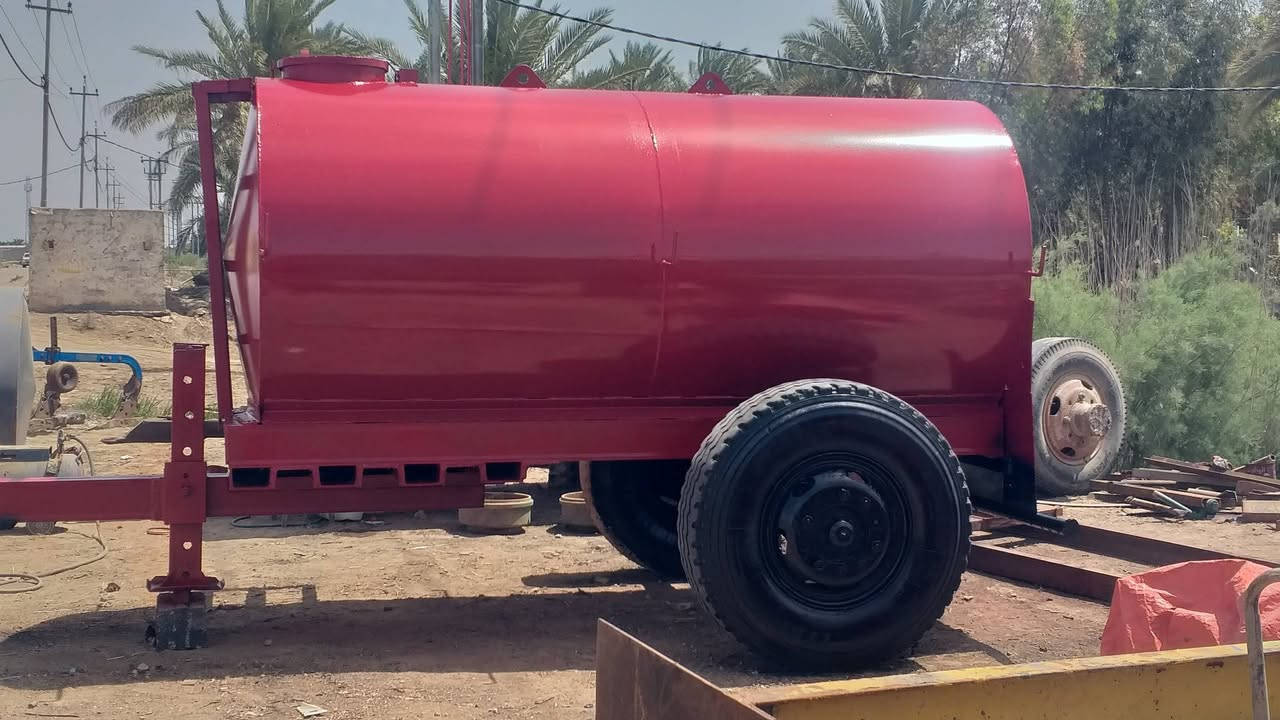 حداده وعمل مقطورات الماء المغلون المقاوم للمياه المالحه حسب اطلب *********** بابل الحمزه الغربي الخميسيه
