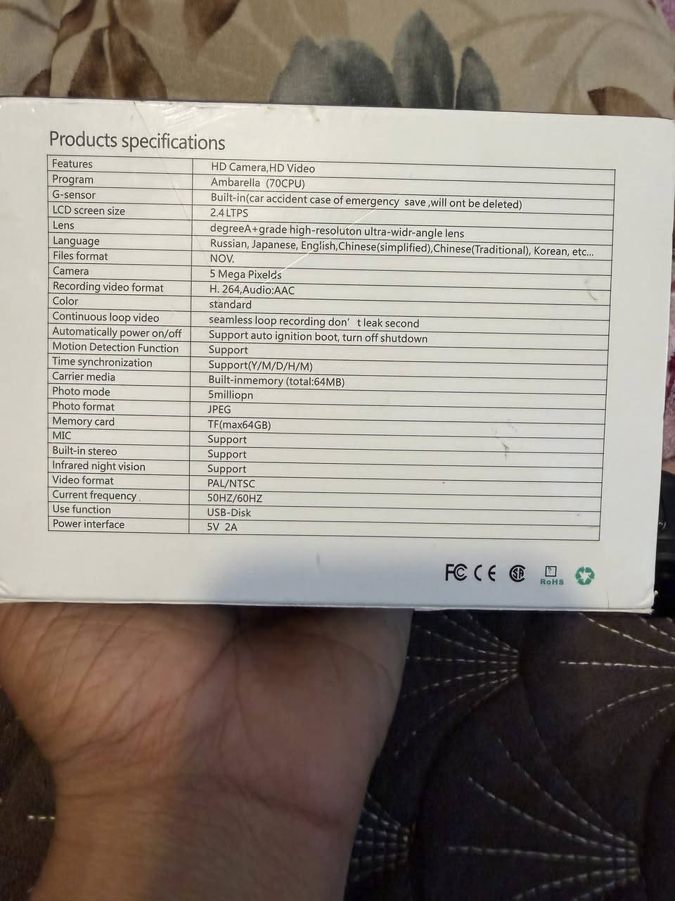 4 كامره  مع إمكانية ربط مع الهاتف عن طريق واي فاي سعر 65 الف مع التوصيل


**إذا كنت صاحب هذا الإعلان وتريد حذفه لأي سبب، رجاءا أرسل رسالة إلى الدعم الفني**