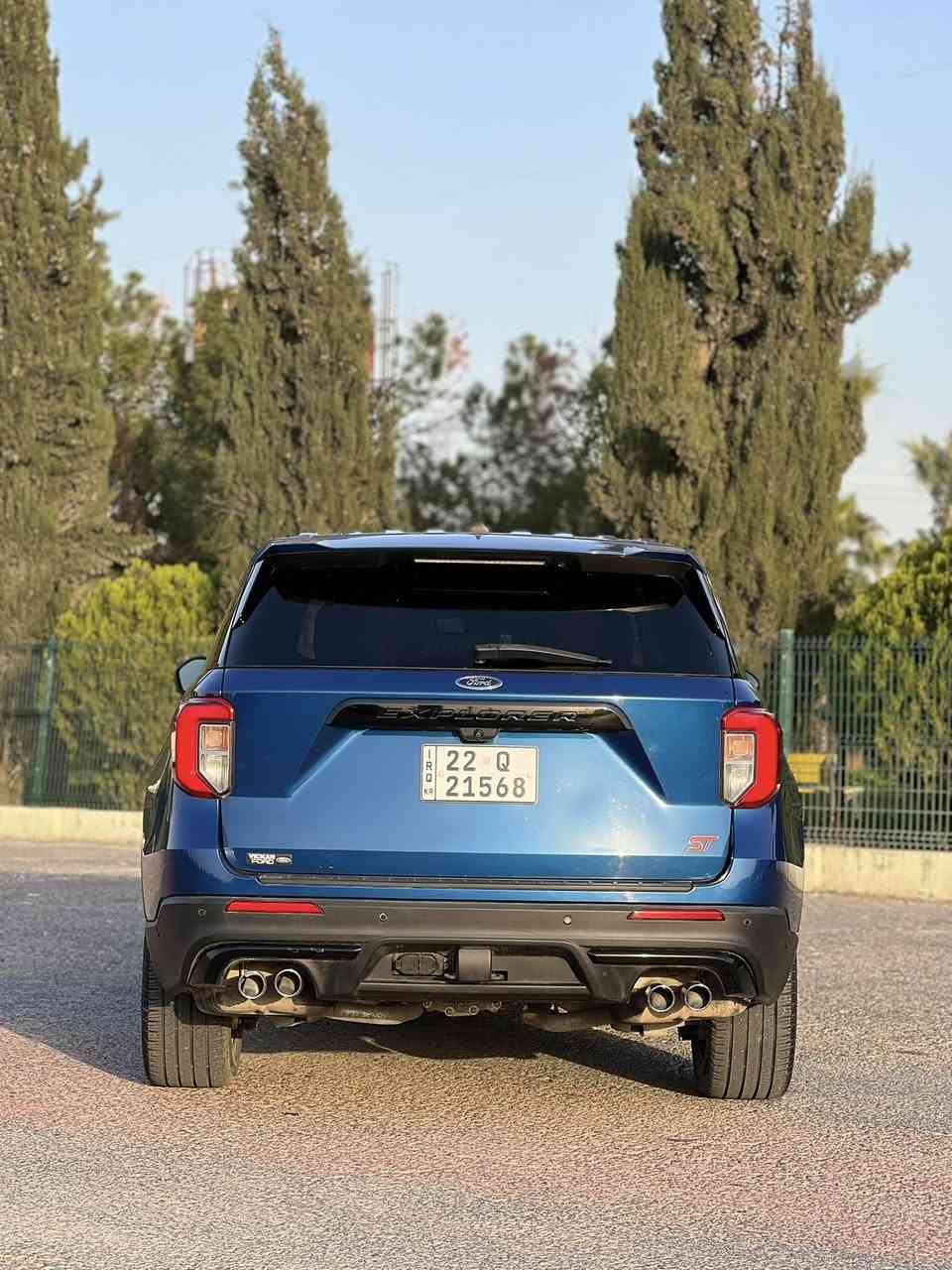 FORD EXPLORER St 2022
المحرك : V6 3.0L Twin Turbo 400HP

السياره ماشيه 16 الف كيلو يعني بعدها زيرو 

السياره فول فول مواصفات 

دفع رباعي 4x4
كاميرا 360 درجه 
رادارات امامي وخلفي وجانبي
تدفئه وتبريد بالمقاعد 
تدفئة بالستيرن 
تحكم وضعيات قياده 
بردات خلفيه بلادي 
شفتات + تحكمات ستيرن 
كشنات جلد وخزن 
اوتو ستارت 
اوتو ستوب 
حساسات اماميه وخلفيه 
بانوراما وفتحة سقف
وبعد بيها هوايه مواصفات 

السياره كلها بشرط كير محرك وصدر وكهربائيات 

السياره رقم اربيل جديد وهزه وسنويه وباسمي 

السياره وارد كندي بدون حادث شرط قفط الجاملغات الاماميه والبنيد سرقه وشرط الفحص بدون اي حادث بدون ايرباك 

السعر 270 وبي مجال بسيط 
مكان السياره اربيل 
للاستفسار ***********     ***********
