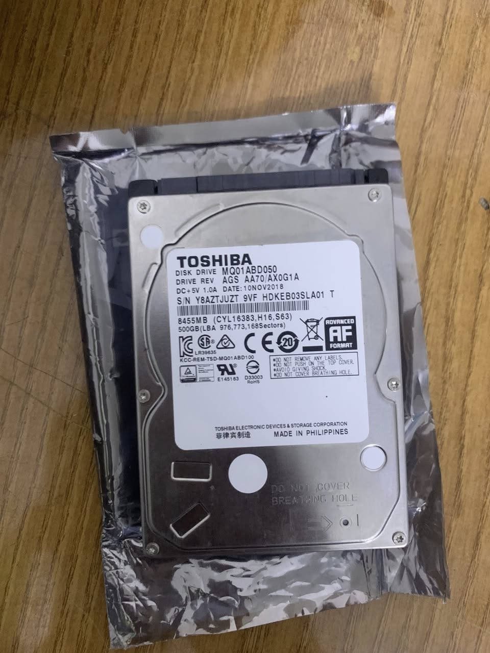 السلام عليكم هارد نص تيرا 500GB نضيف كلشي مابي شغال يصير داخلي وخارجي جان عندي بلي فور وخليت هارد تيرا وطلعت هذا وخليت ذاك بمكانه  وبعت الجهاز وهذا ضل عندي قيم واخذ مكاني بغداد مدينه الصدر


**إذا كنت صاحب هذا الإعلان وتريد حذفه لأي سبب، رجاءا أرسل رسالة إلى الدعم الفني**