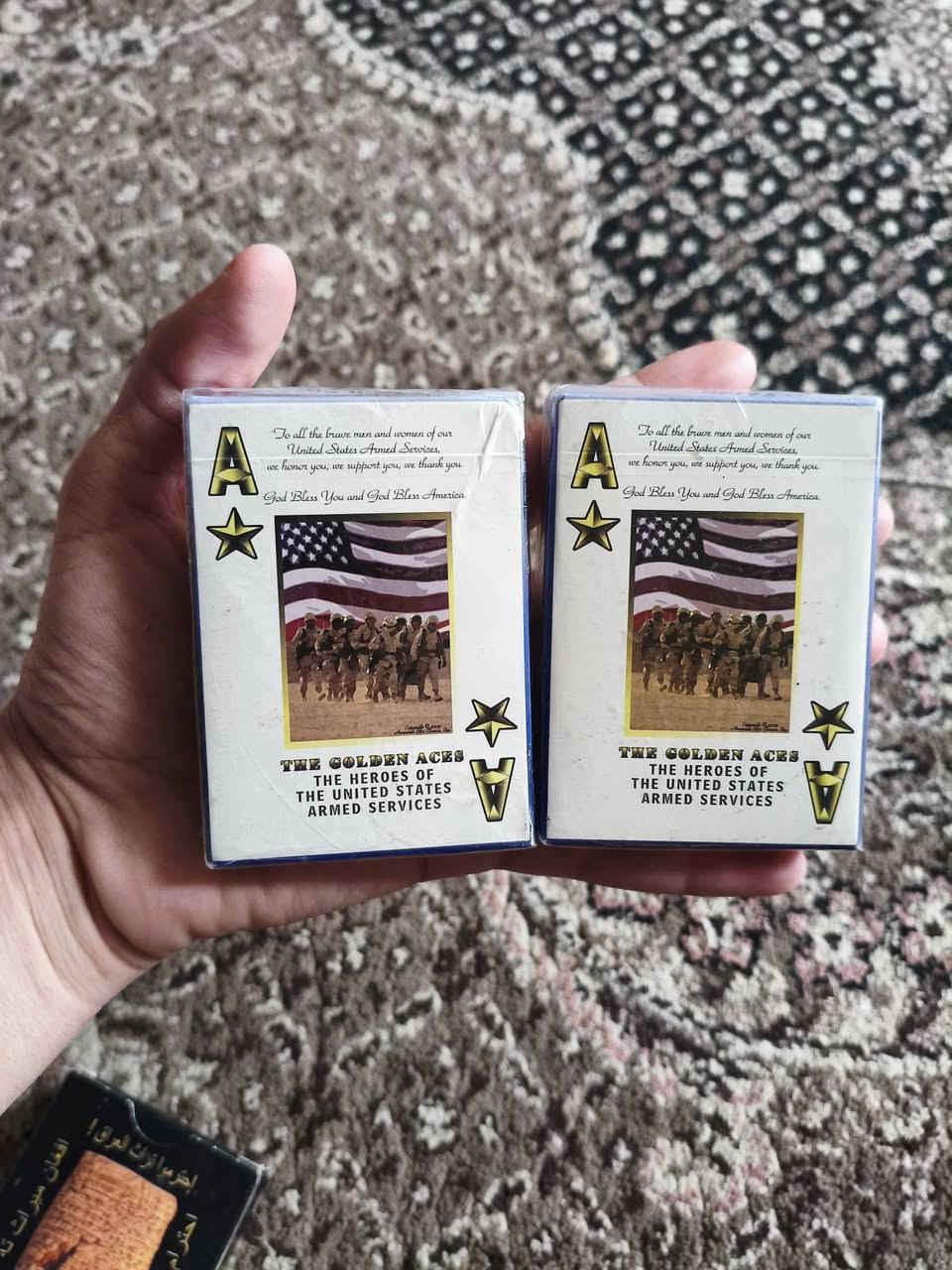 ورق لعب عملية تحرير العراق زوج غير مستخدم مسلفن
ب٢٥ الف


**إذا كنت صاحب هذا الإعلان وتريد حذفه لأي سبب، رجاءا أرسل رسالة إلى الدعم الفني**