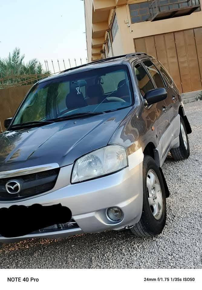 السلام عليكم
مازدا تريبوت للبيع 
موديل 2002
تايرات جدد باتري جديد
محرك6سلندر فور ويل
كهربائيات شغاله
رقم أنبار مشروع وطني السنويه بسمي سياره خير من الله 
السعر 60 وبيه مجال 
المكان بغداد التاجي 
*********** وبي واتساب
