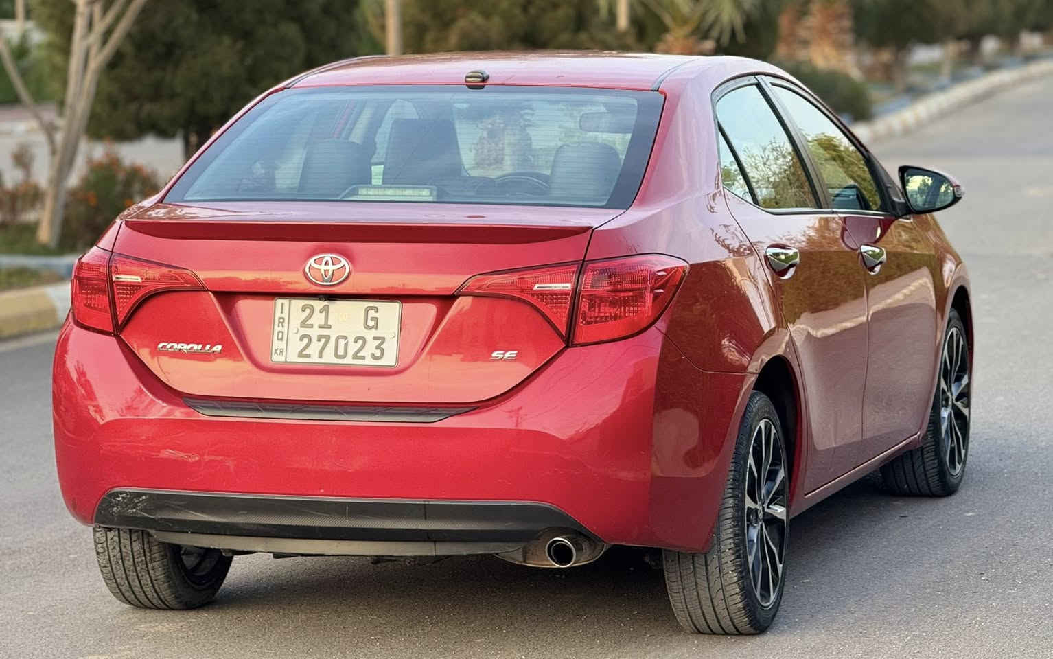 سلام عليكم
للبيع كورلا SE
موديل 2017
ماشيه 95
بدون ايرباك 
شفت ستيرن
تايرات جديد
حجر بلادي 
رادار بلادي
مكينه كير بشرط 
شواصي لغود كفاله
ظرر / بونيد صبغ  جاملغات كلير 
سونار مرفق مع الصور
سعر 133
استفسار ***********
مكان السياره / ديالى خانقين
