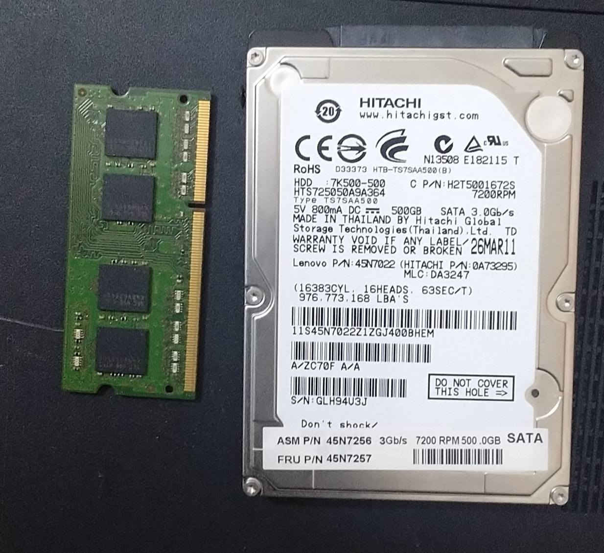 سلام عليكم متوفر رامات لابتوب 4G اعتقد DDR3 و هارد لابتوب HHD 500G
+جانن شغالات على اللابتوب وحاليا ما اعرف اذا شغالات او لا
وايضا عندي لابتوب قديم نوع HP مكسورة الشاشة يفيد ك قطع غيار
ابيع باي سعر 💚


**إذا كنت صاحب هذا الإعلان وتريد حذفه لأي سبب، رجاءا أرسل رسالة إلى الدعم الفني**