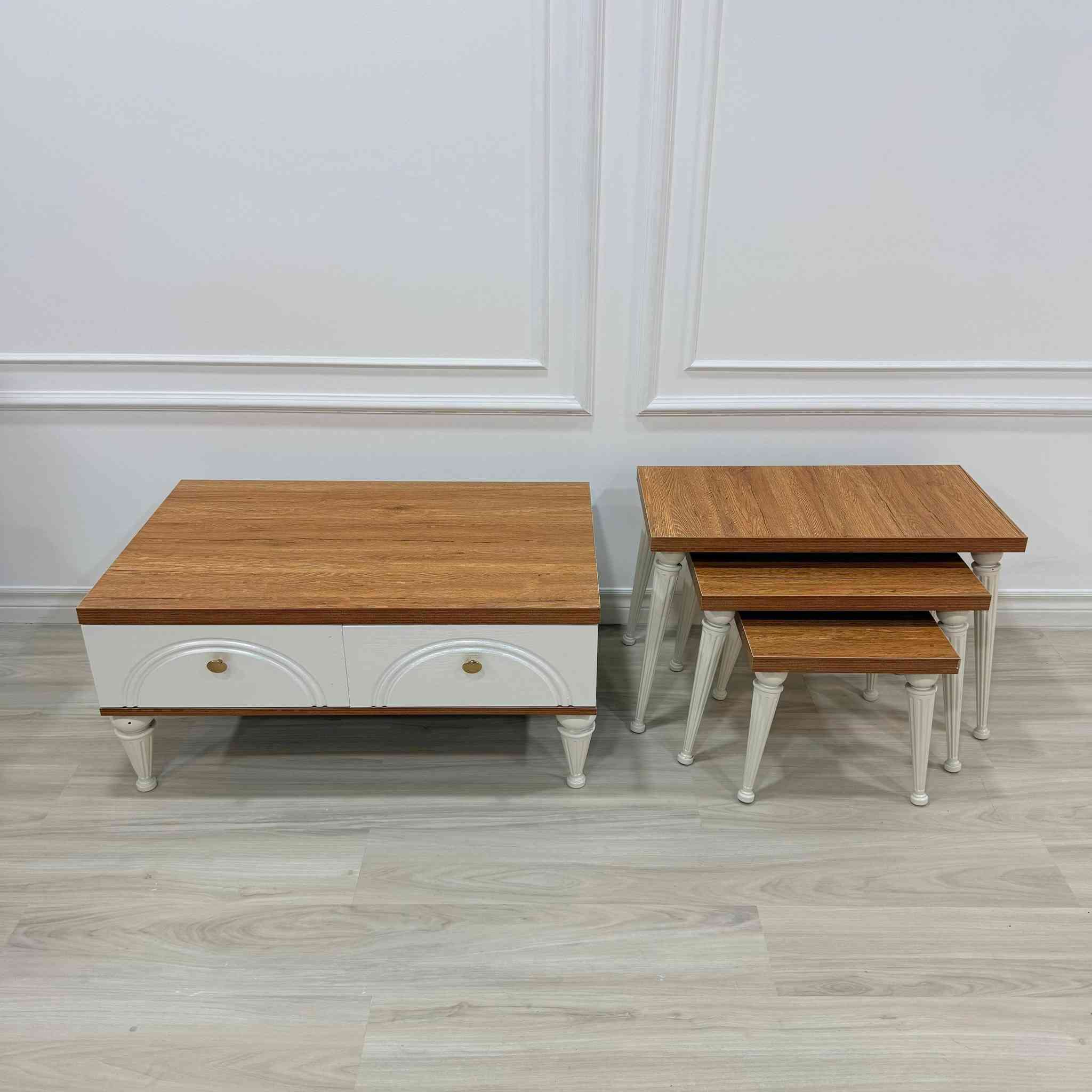 رجعنالكم وية بداية العام الجديد 🥳سيت طبلات متداخل 1+3 توفر بلون الكريمي والصاجي الفخم . السعر ١٤٠ والتوصيل مجاني داخل بغداد .للطلب والاستفسار راسلو الصفحة متوفر واتساب ***********
