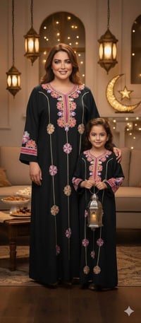 طقم أم وبنت • بنت 3-12س • أم 60-120كيلو