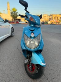 دراجة سكنس  🏍️ للبيع دراجة شلعه معدل كهربائيات كلهه شغاله  دراجة جديده...