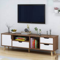 خزانة تلفاز • خشب MDF ميلامين • ١٤٠×٣٠×٣٩