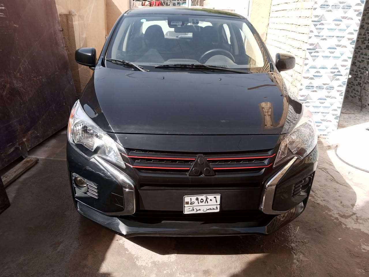مستبوشي ميراج موديل 2024/G4 محرك/1200cc/حادثه جامغ وبنيد اليسار  شاشة تحكم ستيرن رادار مثبت سرعة السيارة بدون رقم مدفوع الكمرك اليحب يشتري يتصل على الرقم/ ***********
