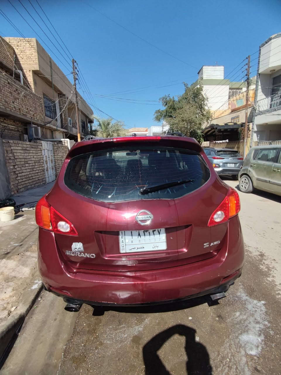 نيسان مورانو 2009 محورة كير ومحرك كامري 6 سلندر 3000
حدادية جديدة...تبريد شغال...لايت زنون
راعيها موجود بغداد شوكت متريد تحول يجيك علبصمة
تحتاج ترتيبات كهربائية وسنتر لوك السعر 55 وبيهه مجال مكاني الامين ***********
