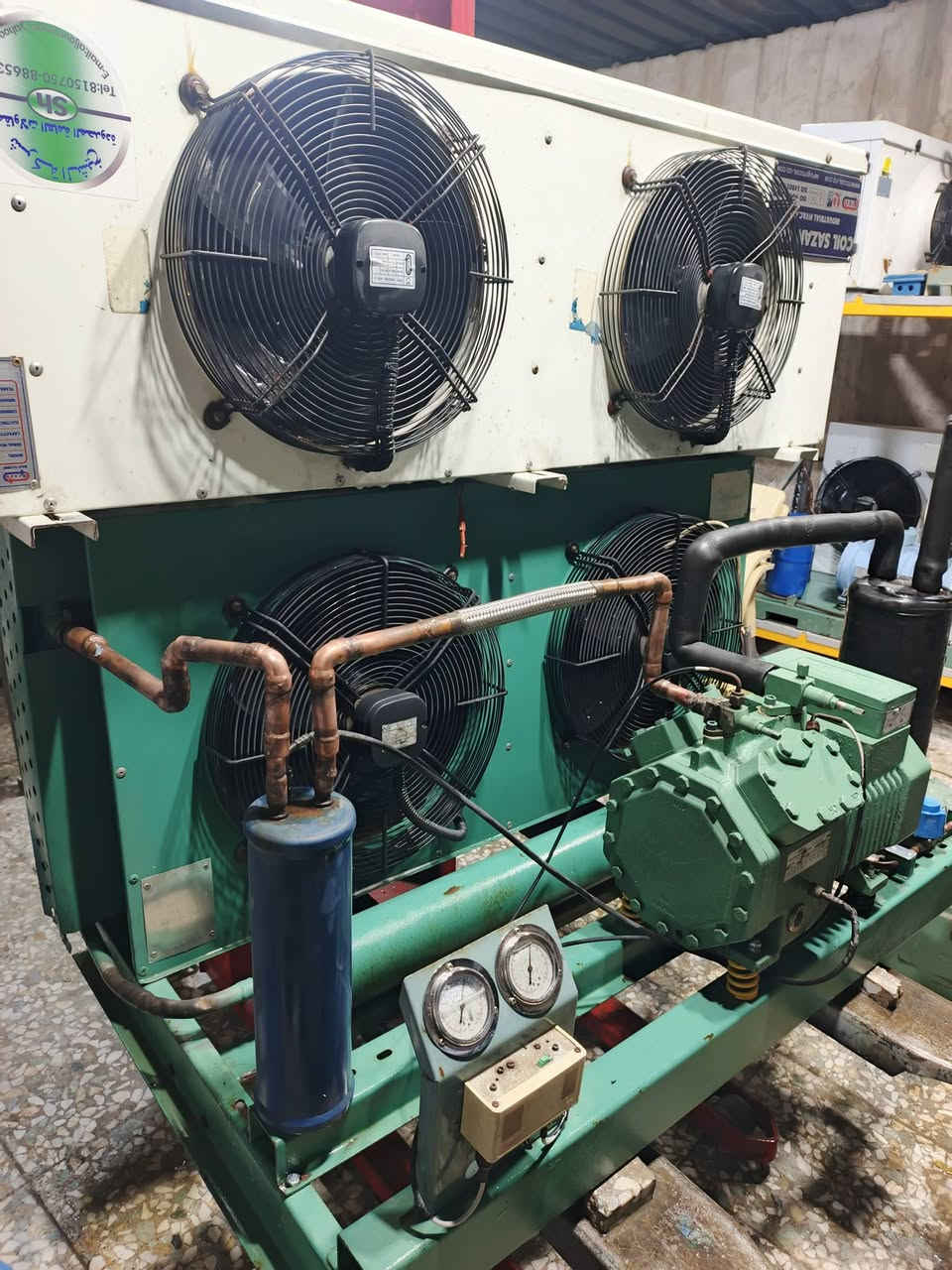 سلام عليكم لبيع جهاز تجميد وتبريد طن 7.5 جهاز نضافة عالية جدا عنواني بغداد الستفسار *********** وتساب
