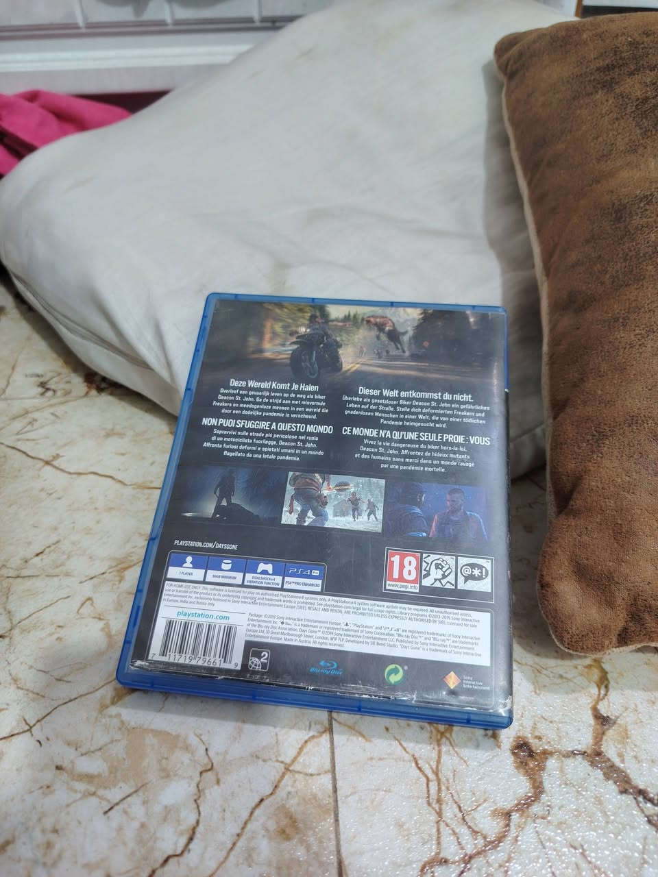 قرص لعبه DAYS GONE لعبه عالم مفتوح زومبي القرص اخوه الجديد ولاشخطه بي أي مشكله بي راجع استخدام قليل تشتغل البلى فور وفاي سعر الجديد 40 الف
سعرها ١٥ الف توصيل متوفر لجميع الحافظات 5


**إذا كنت صاحب هذا الإعلان وتريد حذفه لأي سبب، رجاءا أرسل رسالة إلى الدعم الفني**
