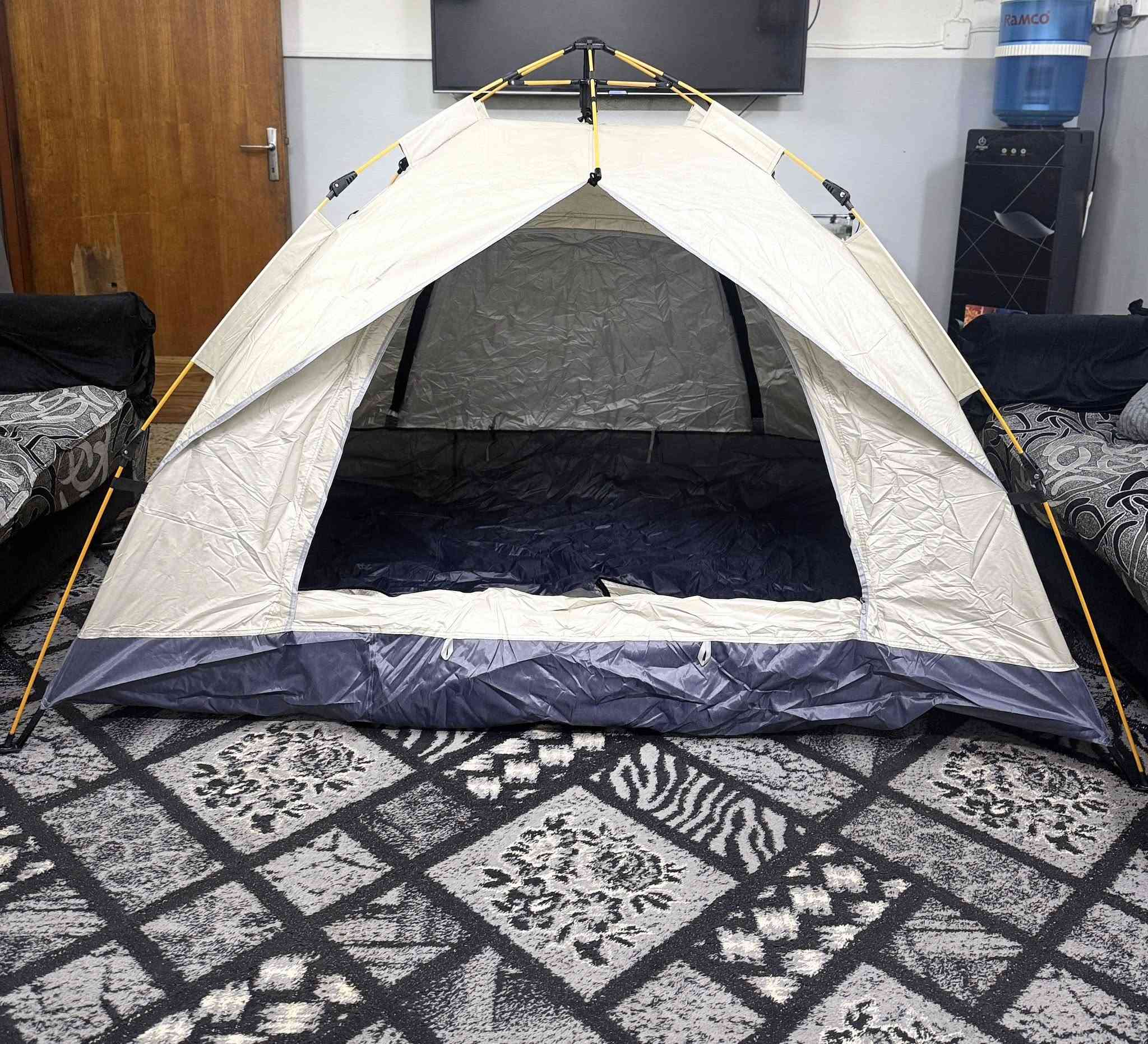 متوفر خيمة
العرض 200 سم
العمق 135 سم
الارتفاع 110 سم


**إذا كنت صاحب هذا الإعلان وتريد حذفه لأي سبب، رجاءا أرسل رسالة إلى الدعم الفني**