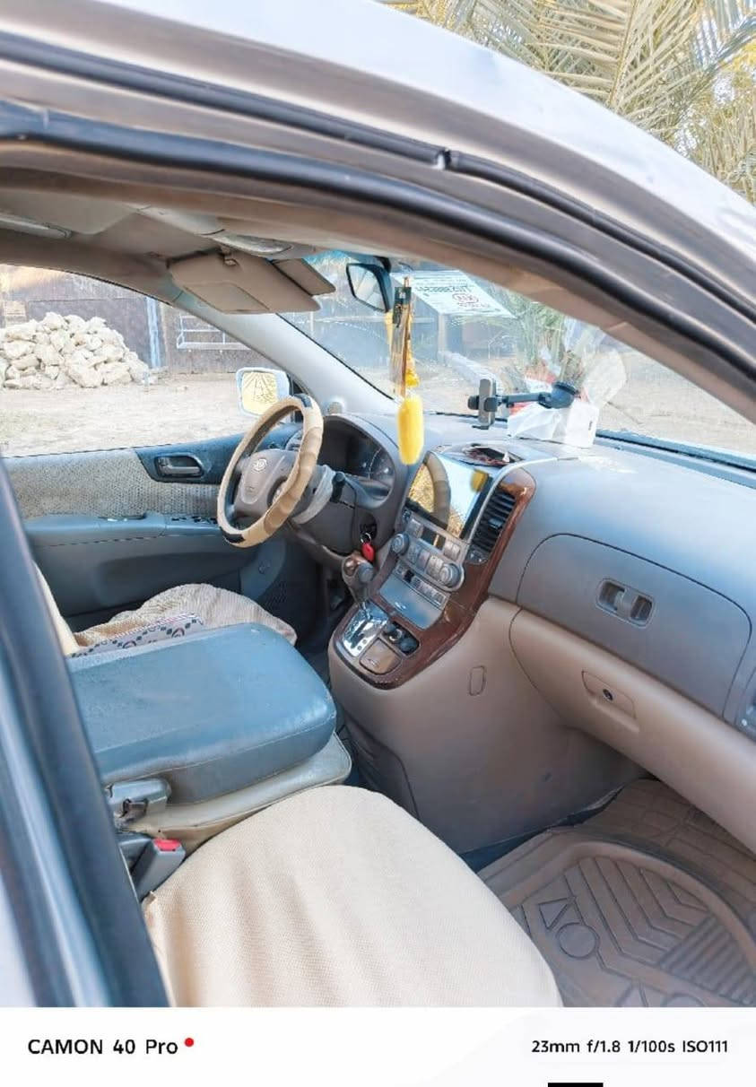 كيه هونداي   2007
سياره محرك كاز خير من الله نكره سلف تبريد شغال تدئفه شغاله سياره بيها ضربه جاملغ خلفي ماعابره والسياره   حلوه ماعايزه  شاشه تخم تاير جديد منضومه زنون  رقم بغداد سنويه بشهر  السادس تنتهي ب2026 
 السعر 110وبيها مجال للطيبين  مكان السياره رميثه سماوه مقابيل بانزين خانه دبيس ءللستفسأر اني خادم 
 ***********واتس
