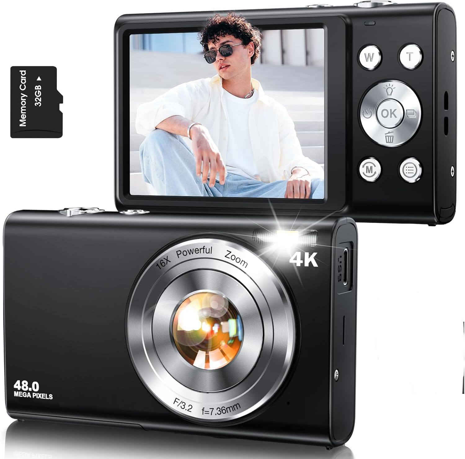 #كاميرا   HICSHON#
✨الدقة: تدعم دقة صور تصل إلى 48 ميجابكسل ودقة فيديو 4K Ultra HD (بمعدل 10 إطارات في الثانية في بعض الموديلات).

✨ تحتوي على تركيز تلقائي (autofocus)، وتكبير رقمي 16x، ووظيفة منع الاهتزاز، وشاشة IPS عالية الدقة مقاس 2.8 بوصة.

✨ تتضمن وضعيات تصوير متنوعة مثل الفاصل الزمني  والمؤقت الذاتي ، وكشف الحركة ، والحركة البطيئة ، ووضع تجميل الوجه .

✨يمكن توصيلها بالكمبيوتر عبر كابل Type-C أو بالتلفزيون عبر كابل HDMI، كما تدعم استخدام بطاقات ذاكرة Micro SD بسعة تصل إلى 256 جيجابايت.

✨ تأتي مع بطاقة ذاكرة 32 جيجابايت وبطاريه قابله لإعادة الشحن وغيرها من الملحقات الأساسية. 

📍العنوان : الناصرية _قضاء الغراف _شارع ال رمضان _قرب مدرسة الفاضلات

 رقم الهاتف واتساب :  ***********📱

خدمة التوصيل داخل الغراف 
ولكافة محافظات عراقنا الحبيب 🚕
