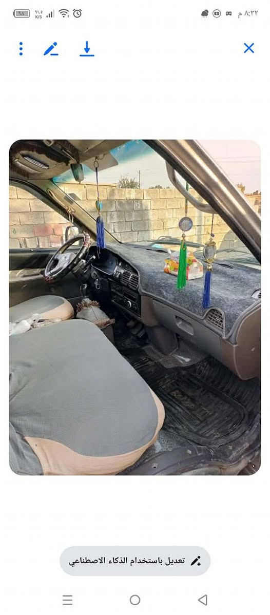 سلام عليكم سياره بريجو موديل 97مكان ديالى بعقوبة السعر 65 وبيها مجال الاتصال ***********
