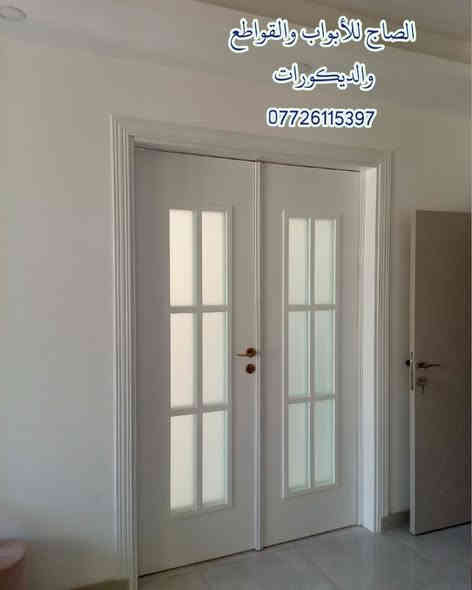 مساء الخيرات..إنجاز قاطع بابين خشب صاج موديل شباكي طلاء حراري لون أبيض في مجمع النسيم السكني/حي الجهاد..
                    ***معمل***
   الصاج للابواب والقواطع والديكورات 
              ***********
      أتصل بينة وأترك الباقي علينة
