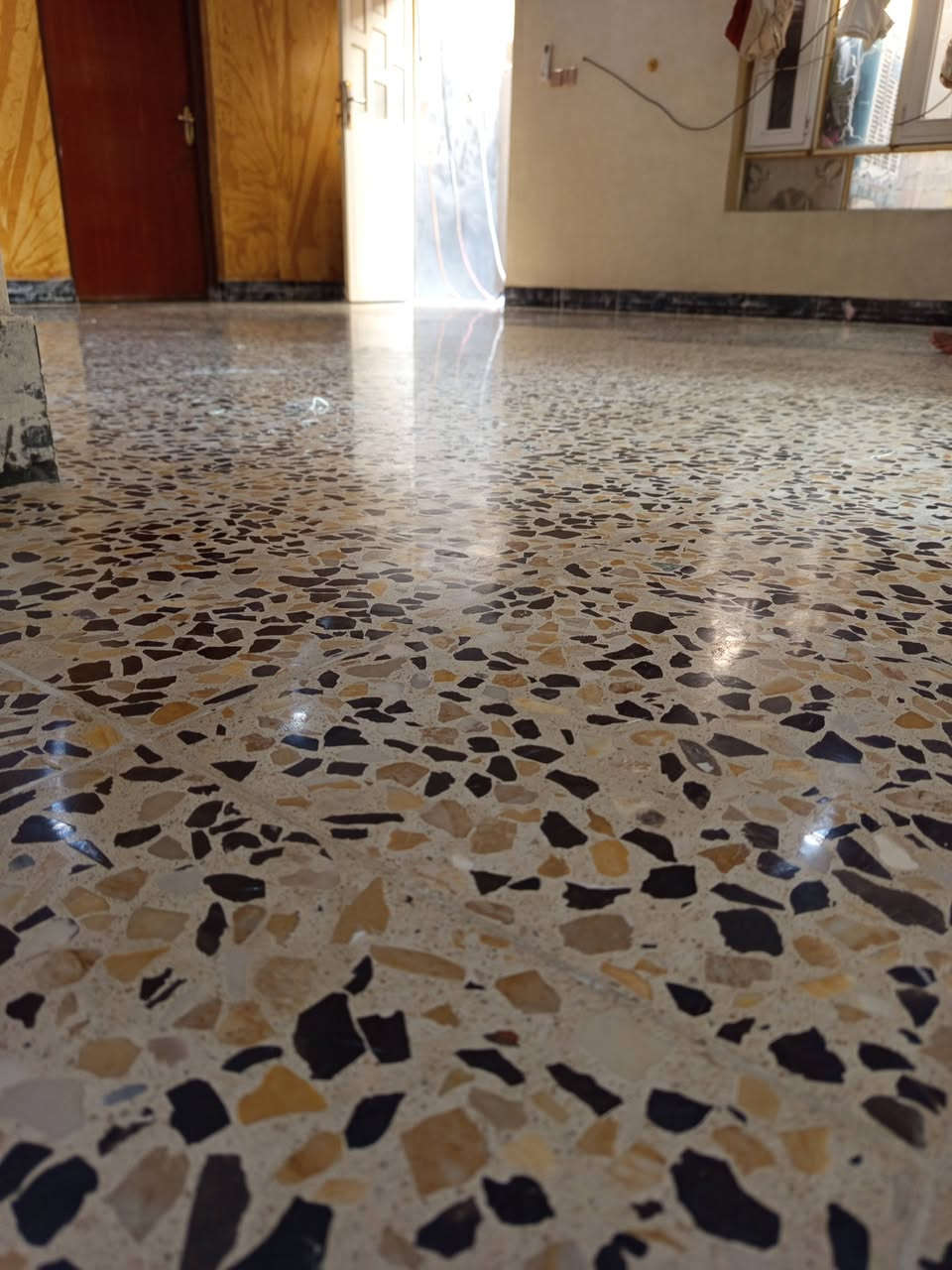 تم الانجاز هذا جلي قبل وبعد 
جلي موقعي انواع الكاشي والمرمر #الخالص وتنضيف الكرانيت
جلي موقعي درجه اولى وستلام مهندس
نعالج الكاشي المحفر والكاشي القديم نرجعه جديد
التواصل  متواجد تصال وات ساب (***********)
