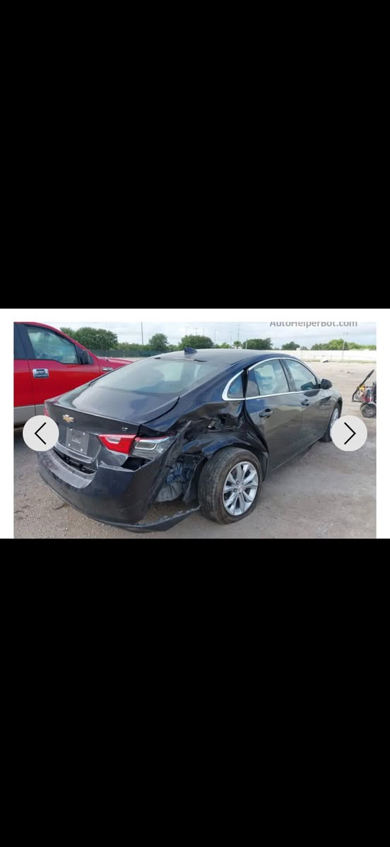 ماليبو موديل2023 lt حادثها جانبي 
سيارة تعبان عليها ومشالله ما فاتح بيها برغي غير الدهن الاصلي وبانزين محسن فقط ومرتبة كلش سعرها 150 وبيها مجال قليل صارف عليها خير من الله بدهن والبانزين
سيارة حرة رقم بصرة بسمي تحويل ثاني يوم 
***********
