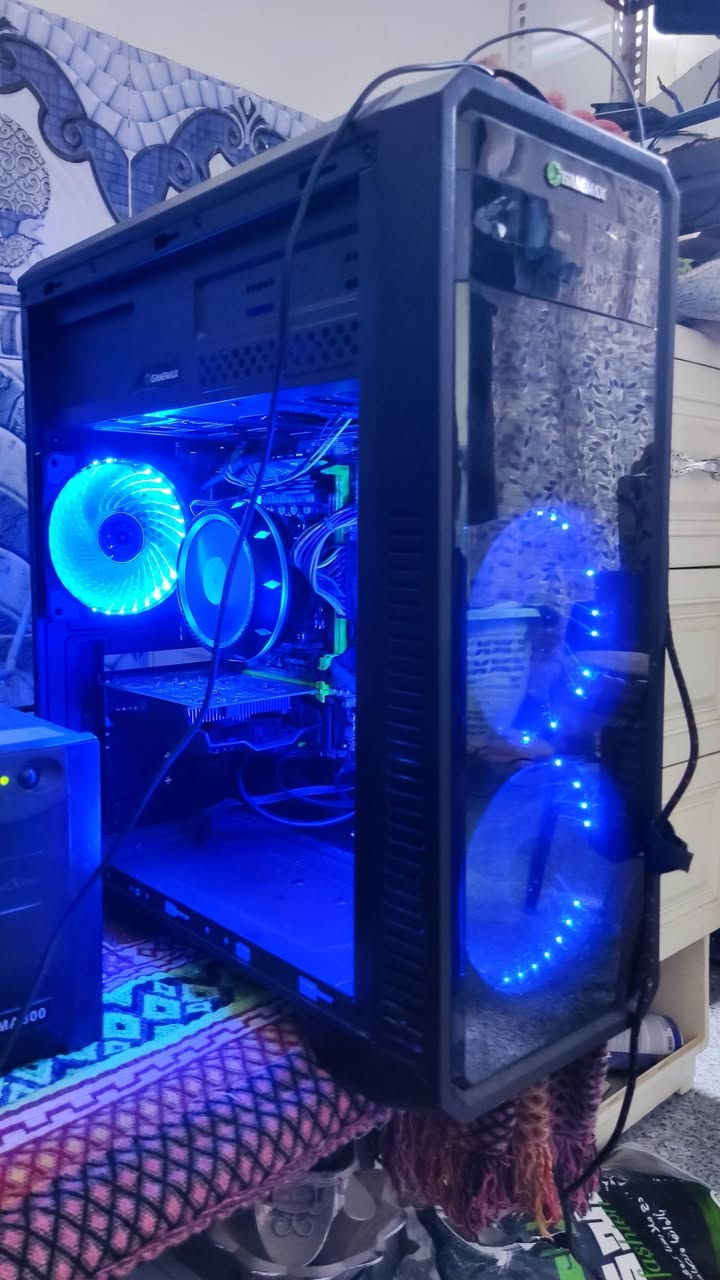 تجميعة للبيع 
رام ١٦ ddr4
كرت rx550 4g
تخزين ١٢٨ g ssd
Hdd 500 g
مذر بورد x99 تدعم اربع منافذ رام و m.2
معالج زين e4 v3 بقوة الجيل العاشر من انتل ١٠ انوية اعتقد و ٢٠ مسار 
كيس مرتب و اربع فانات rgb
السعر ٣٥٠ وبي مجال قليل
رقمي ***********
