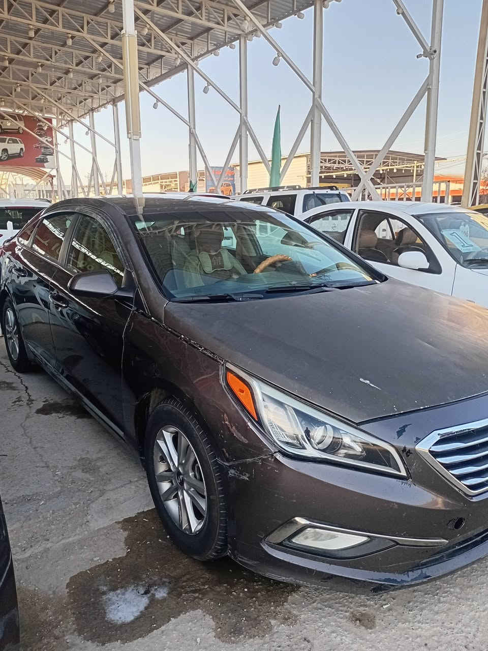 سوناتا موديل ٢٠١٦وارد امريكي محرك ٢٤٠٠ رقم اربيل بسمي سعرهه٩٥ وبيه مجال اتصال ***********
بيهه جاملغ وبنيد من امريكا ضربتهه  تبريد ثلج
