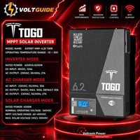 إنفرتر TOGO • ٦٢٠٠ واط • ضمان ١٢ شهر