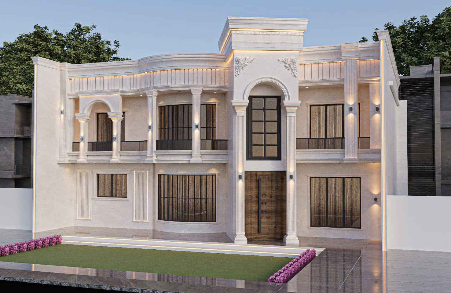 متابعينا الأعزاء نعرض لكم صور تصميم وتنفيذ واجهة بيت عرض 20  متر في محافظة - الرمادي تغليف بالكامل مرمر لامستون تركي ابيض حسب طلب الزبون للاستفسار الاتصال على الرقم
***********
اساس العمران الهندسي #
