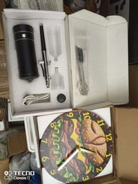 مسدس صبغ اير برش شحن بخاخ يشحن عن طريق منفذ تايب سي  تستخدم تكحيل السي...