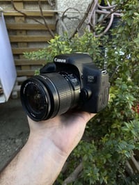 كانون 750D • شاشة لمس قلاب • عدسة 18-55 استبلايزر