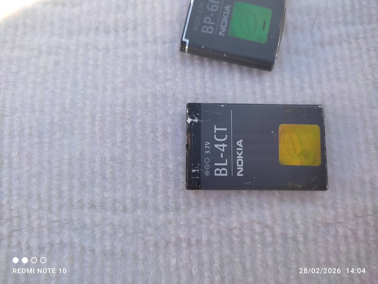 بطاريات نوكيا أصلي مال جهاز مو تجاري أصلي واحد مال 3250 ويرهم n95 واحد مال 97 كله أصلي عندي توصيل كل محافظات العراق وبغداد وداخل بغداد ***********
