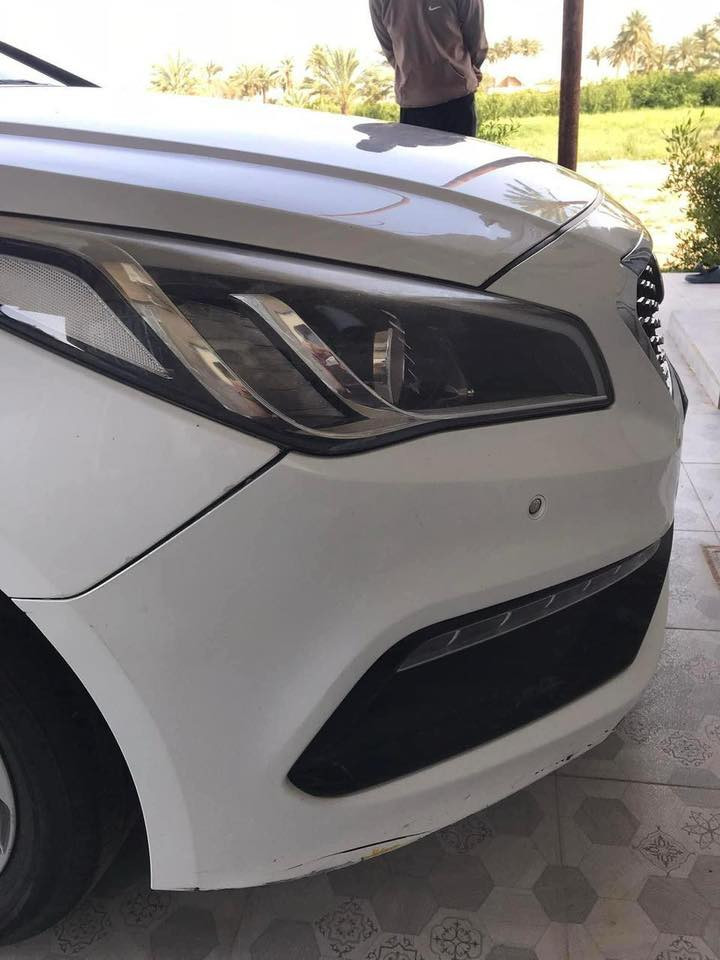 سوناتا ١٥ وارد امريكي
سبورت دواخل جلد 
ماشيه ١٤٠ الف ميل
حادثه بالمنشور بنيد  مبدل نفس اللون بدون دواخل
بدون ايرباگ
محرك ٢٤٠٠ 
مكانها فلوجة
سعر ١١٠ وبيها مجال
***********
