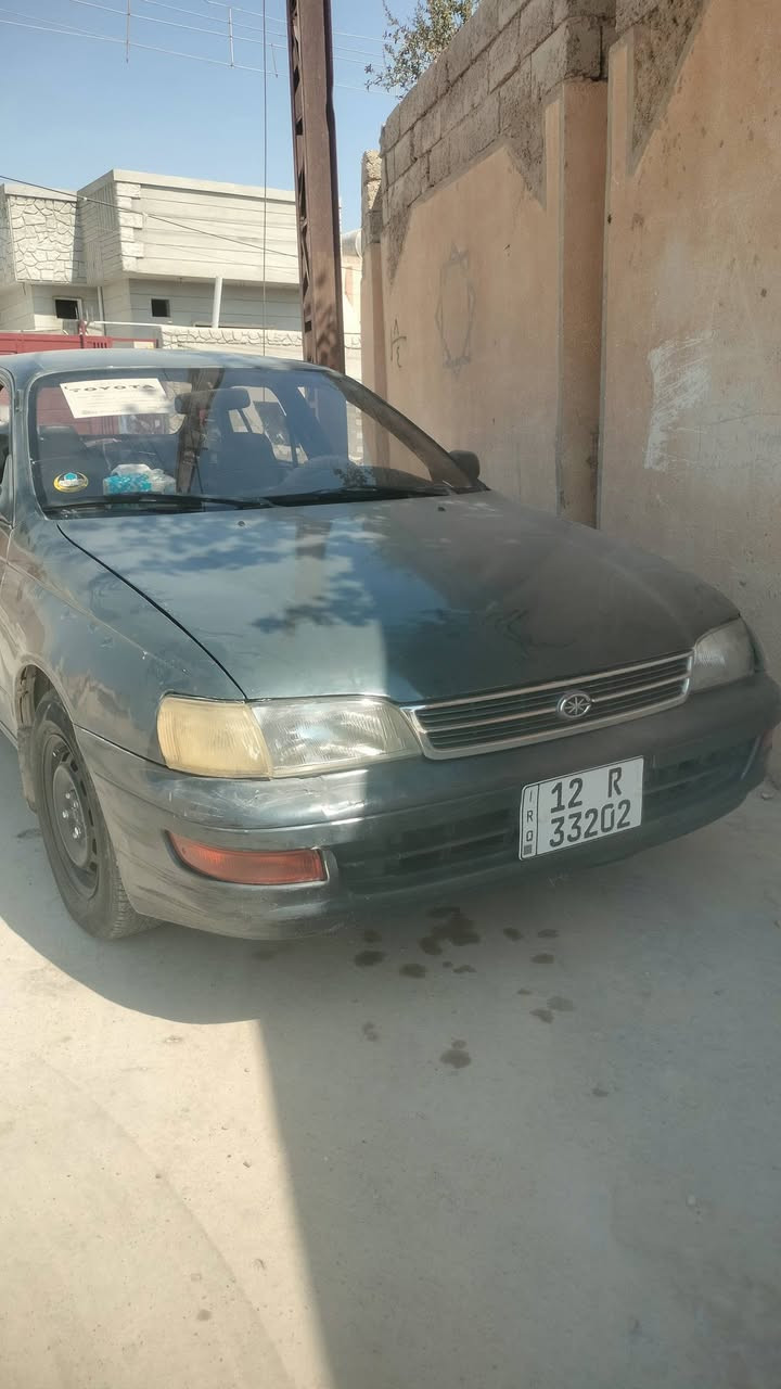 السلام عليكم ورحمه الله كرونا فرخ بطة موديل 1993 محرك 18ابو الجف تبريد تدفئة مصبوغة   وبوند والصندوق لغرض التحويل السيارة بدون ضرر  شرط وكالة ابو تحويل  السعر 57وبيها مجال ***********
