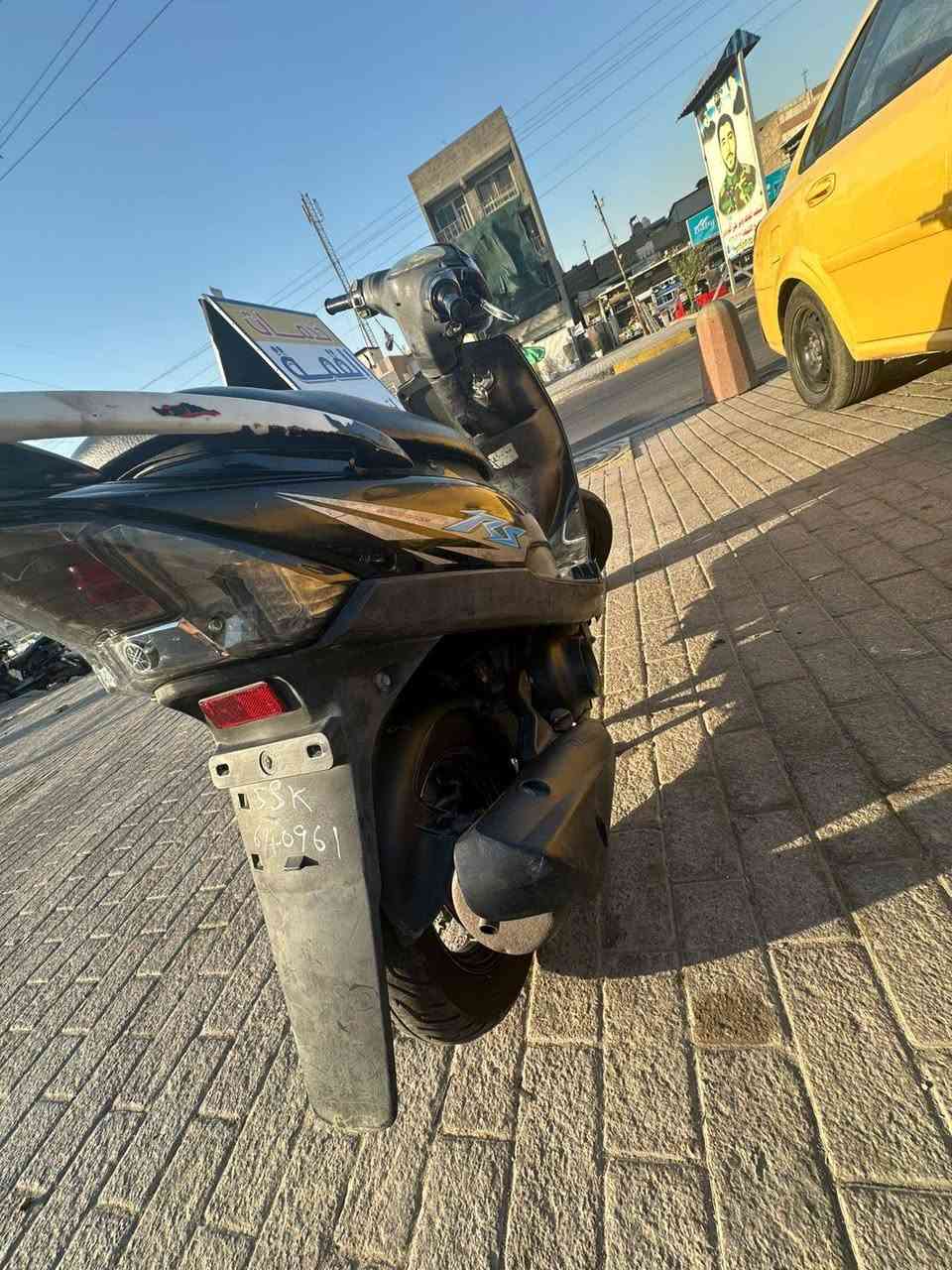 سلام عليكم ماكس عدله للبيع دراجه مكفوله كفاله عامه دراجه رمبه سعر 700وبيه مجال مكان بغداد رقم ***********
