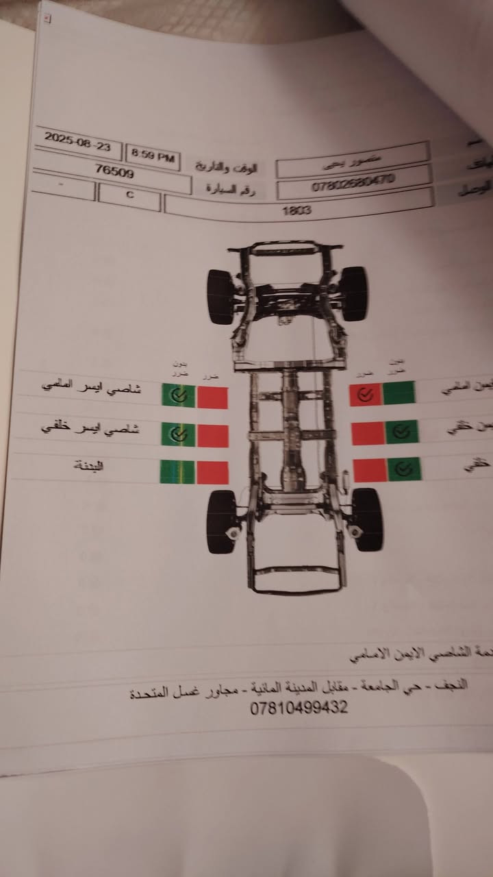 السلام عليكم للبيع
ماليبو 
مديل 2023
رقم نجف معوقين وكاله ثاني يوم عامه
ماشيه ٢٧ السونار، مرفق بلمنشور
 *********** مكان السياره نجف
السعر 127   اوبيه مجال ترهم مراوس
